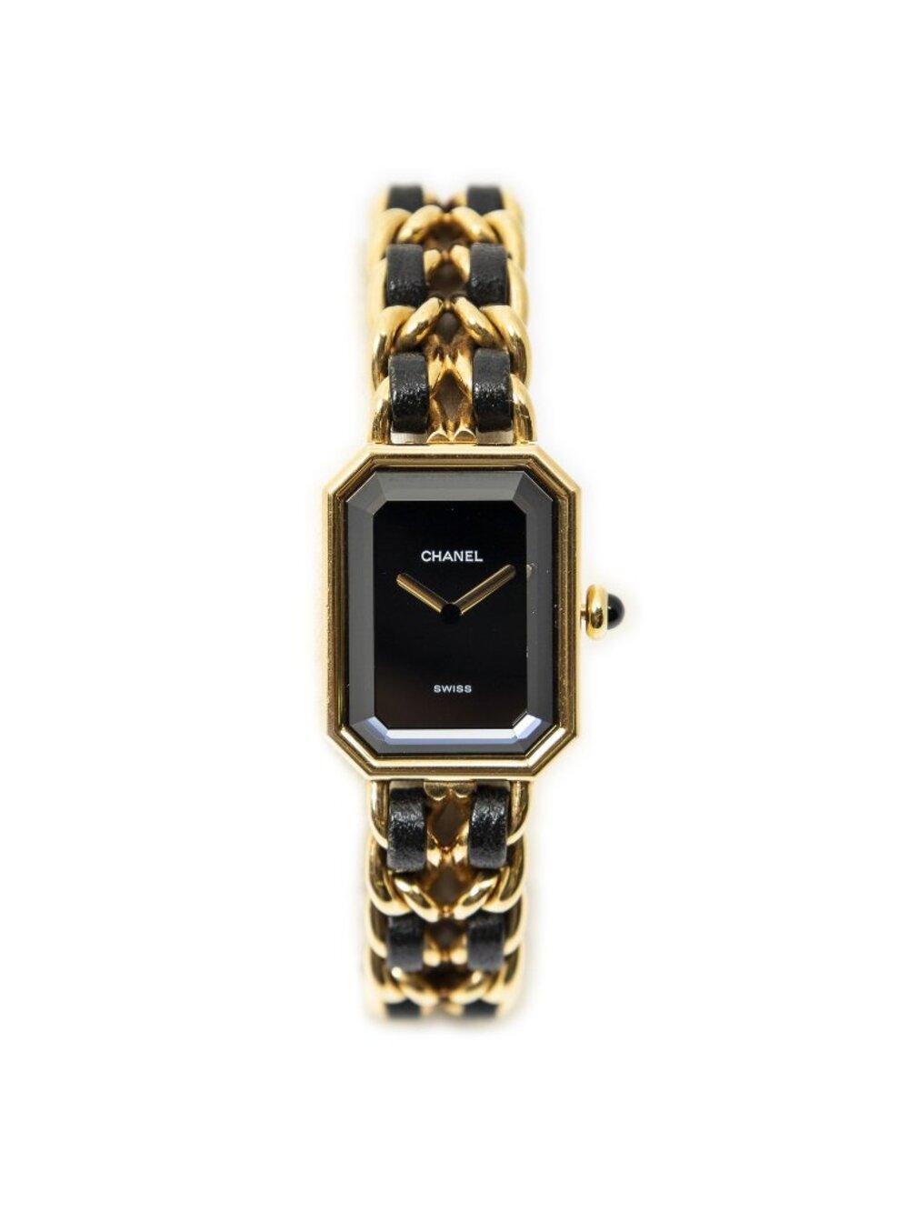 Chanel Premier Black Gold Plated Watch Bracelet